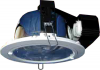 Horizontal Recessed Round Downlight for Low Ceiling c/w Frosted Glass H6