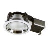 Horizontal Recessed Round Downlight c/w Frosted Glass & Choke Box
